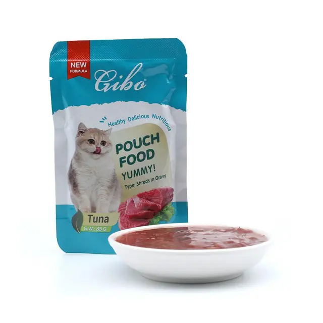 GIBO-Cat-Pouch-Tuna-85g-(Shreds-in-Gravy)